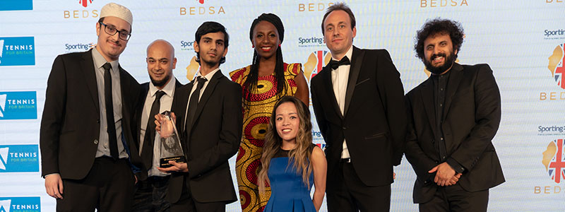 The British Muslim Heritage centre after winning the SERVES community tennis project of the year